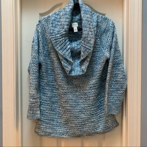 Chico's Cowl Neck Sweater Size 1 (U.S. Small)
